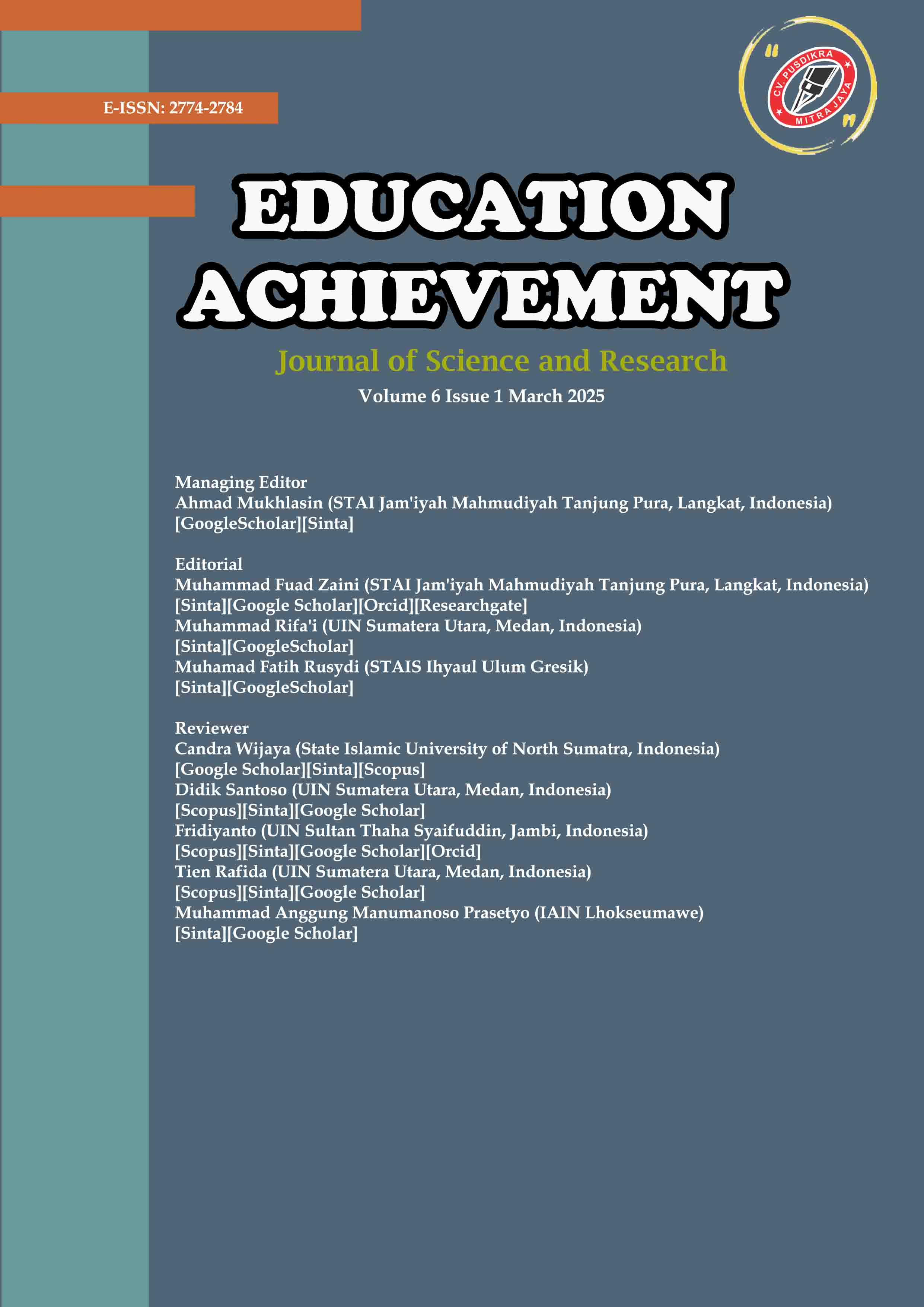 					View Volume 6 Issue 1 March 2025
				